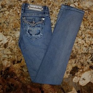 Rock Revival Jean's Lily Straight lef size 27